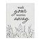 Stupell Industries Wash Your Worries Away Minimalist Canvas, design by Lettered and Lined